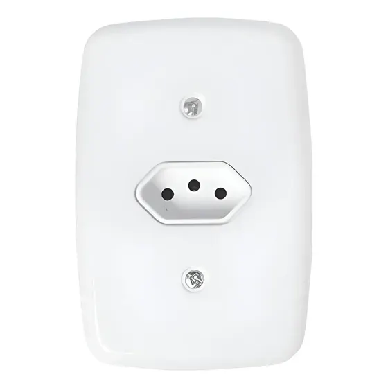 Tomada simples 20 A Pluzie