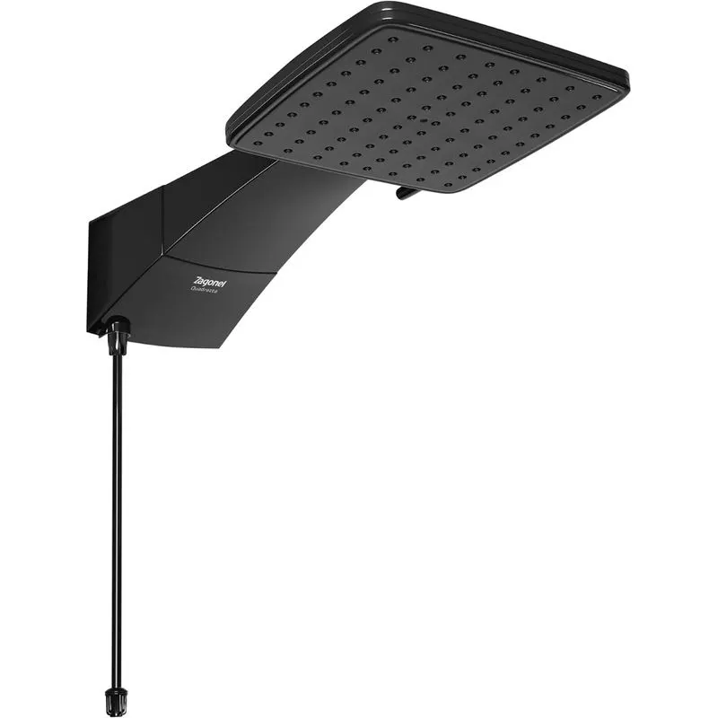 Ducha Zagonel Quadratta preta 127 V 5500 W